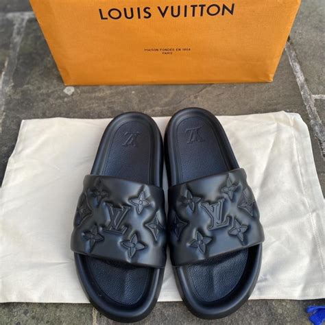 louis vuitton waterfront mule black